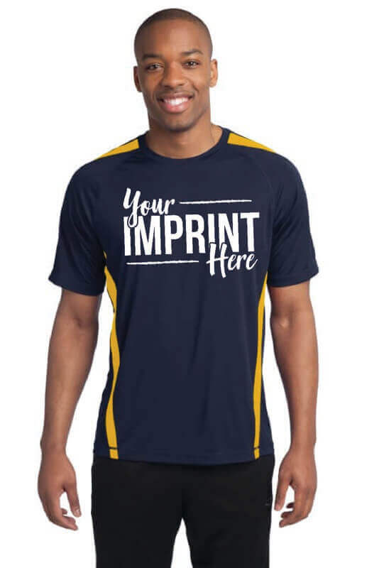 Sport Tek Colorblock Competitor Tee – Adult, Screenprinted – Customizable Sport Tek Colorblock Competitor Tee – Adult, Screenprinted – Customizable