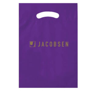 Bag – Plastic, Die Cut – 9″W X 13″H with 2″ Gusset – Customizable