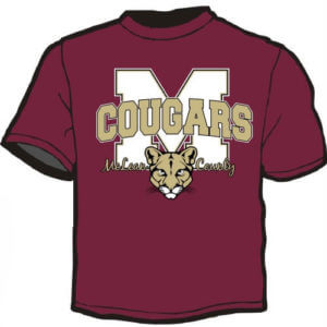 Shirt Template: Cougars 10