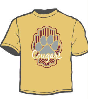 Shirt Template: Cougars 15