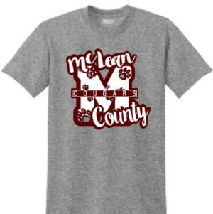 Shirt Template: McLean County Cougars 40