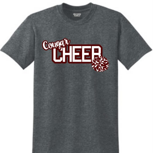School Spirit Shirt: Cougar Cheer 1