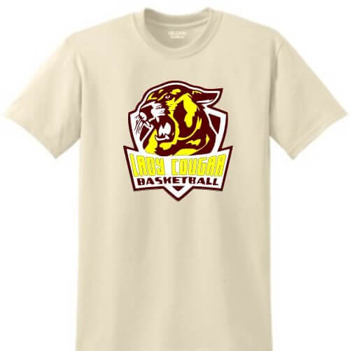 Shirt Template: Lady Cougar Basketball 3