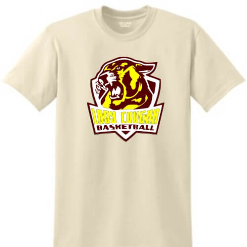 Shirt Template: Lady Cougar Basketball 1