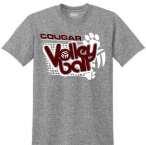 Shirt Template: Cougar Volleyball 46