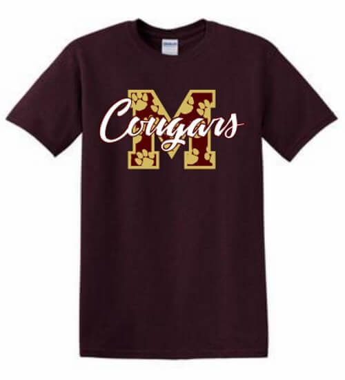 School Spirit Shirt: Cougars 3