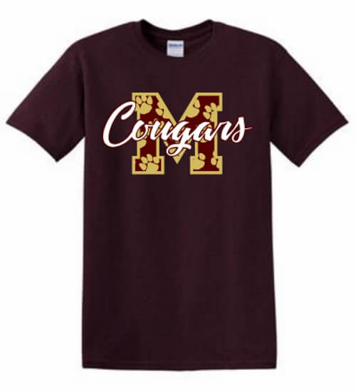 School Spirit Shirt: Cougars 1