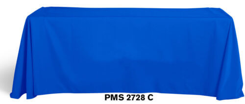 Table Cover - Digital Dye-Sub - 90" x 132" - Front Panel Imprint - Customizable 5