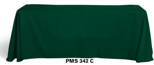 Table Cover - Digital Dye-Sub - 90" x 132" - Front Panel Imprint - Customizable 4