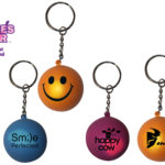 |Mood Smiley Face Stress Key Chain - Customizable