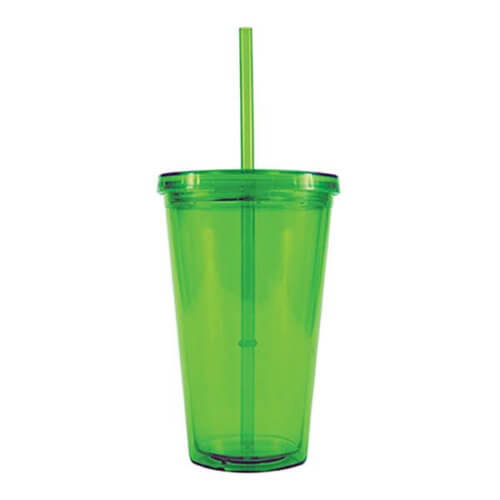 Tumbler - 16 oz. Double Wall with Straw - Customizable 5