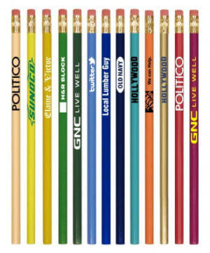 Round Wooden Pencils - #2 Lead - Customizable 1