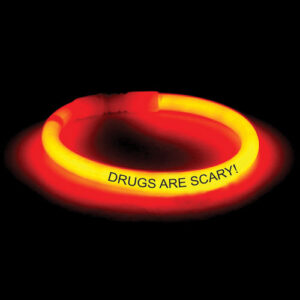 Drugs are Scary! Glow in the Dark Bracelet