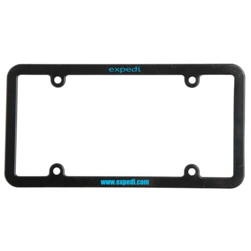 License Plate Frame - One Color Imprint - Customizable 7