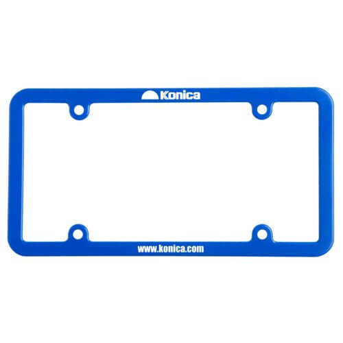 License Plate Frame - One Color Imprint - Customizable 6