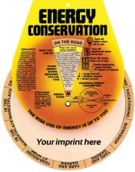 Energy Conservation - Information Wheel - Customizable