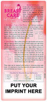 Shoe Shine - Customizable 2 Breast Care Self Exam Post Ups - Customizable