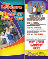 The Lowdown On Signs Of Drug Use Pamphlet - Customizable