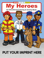 My Heroes Coloring And Activity Book - Customizable