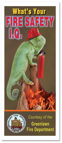Brochure - What's Your Fire Safety Iq - Full Color Process - Customizable