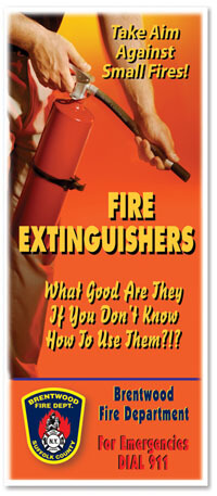 Brochure - Fire Extinguisher - Full Color Process - Customizable