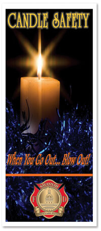 Brochure - Candle Safety - Full Color Process - Customizable