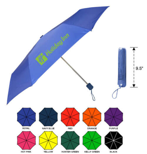 Umbrella - Manual Open - One-Color Imprint- Customizable 2