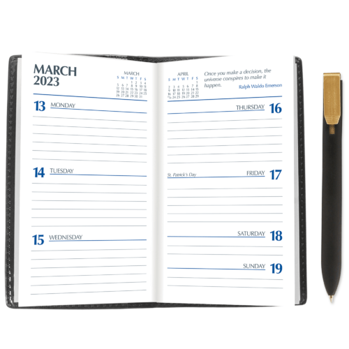 Personal Planner With Mini Pen - Customizable 2