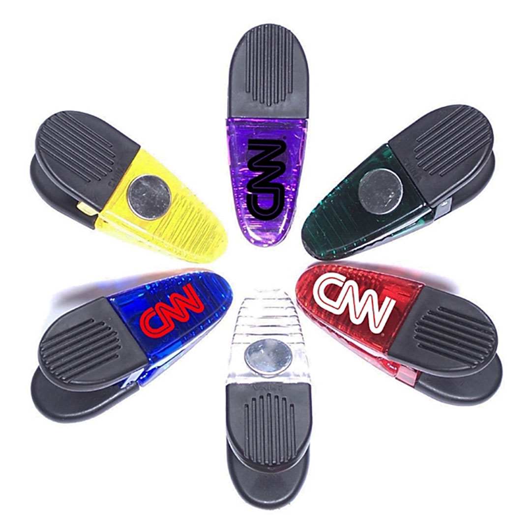 Rubber Grip Magnetic Clip- Customizable