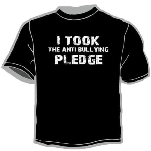 Shirt Template: I Took The Anti-Bullying Pledge 2