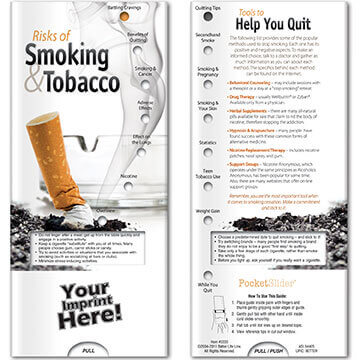 Smoking And Tobacco Pocket Sliders - Customizable 1