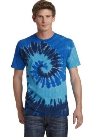 T-Shirt - Port & Company Tie-Dye Tee - Screenprint - Customizable 6