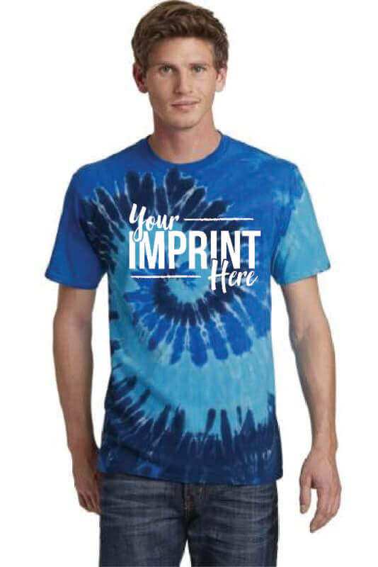 T-Shirt - Port & Company Tie-Dye Tee - Screenprint - Customizable 2