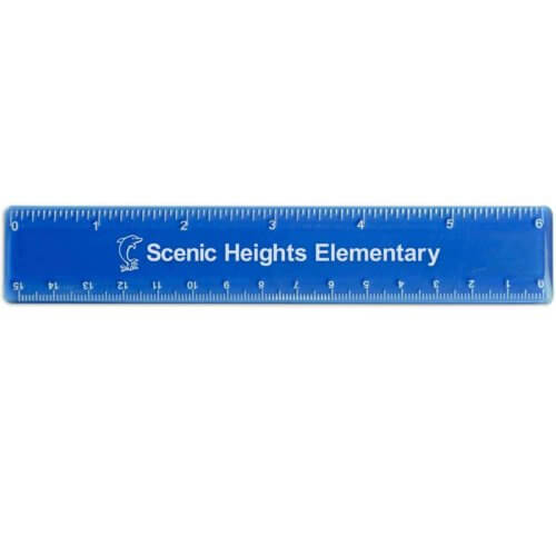 ||||||||Plastic Ruler Solid or Translucent Color - Customizable