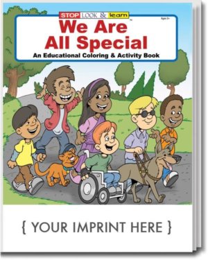 We Are All Special Coloring Book - Customizable 8