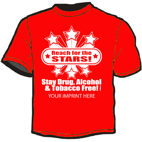 T-Shirt - Reach For The Stars (Choice Of T-Shirt Color) 2 T-Shirt - Reach For The Stars (Choice Of T-Shirt Color) 1