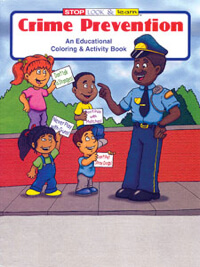 Crime Prevention Coloring & Activity Book