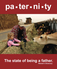 Fatherhood Poster: pa®ter®ni®ty
