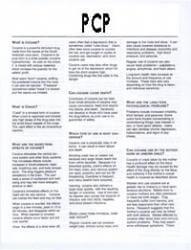 PCP - Drug Fact Sheets (Sold in Sets of 50)