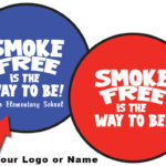 |Nylon Folding Flyer w/Pouch - Smoke Free Is The Way To Be - Customizable
