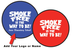 Nylon Folding Flyer w/Pouch - Smoke Free Is The Way To Be - Customizable 11
