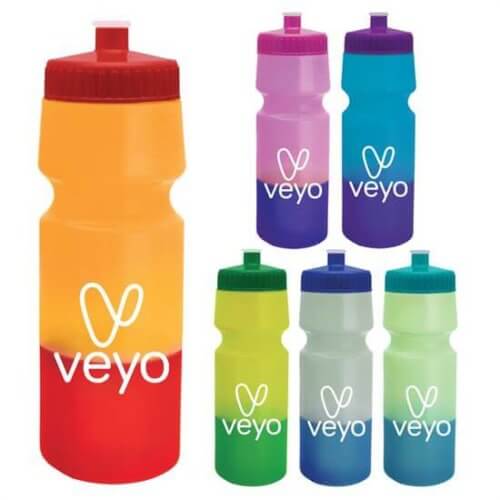 |20 Oz Color Changing Sports Bottle - Customizable