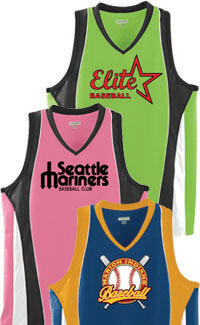 JERSEY - LADIES WICKING MESH ADVANTAGE STYLE - ONE COLOR SCREENPRINT