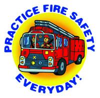 Practice Fire Safety Everyday! Temporary Tattoos