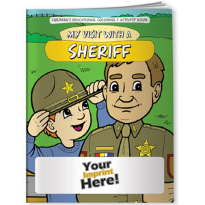 My Visit with a Sheriff Coloring Book - Customizable 30