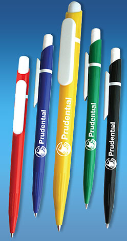 Seattle Pen - Color Barrel - White Clip - Customizable
