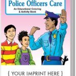||Police Officers Care Coloring And Activity Book - Customizable