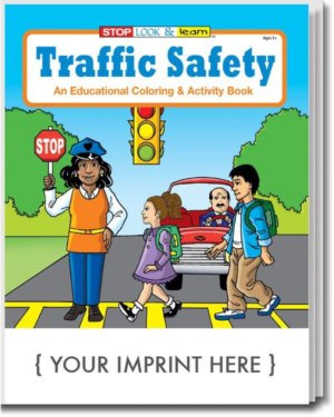 Traffic Safety Coloring And Activity Book - Customizable 7
