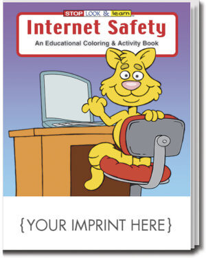 Internet Safety Coloring And Activity Book - Customizable 21