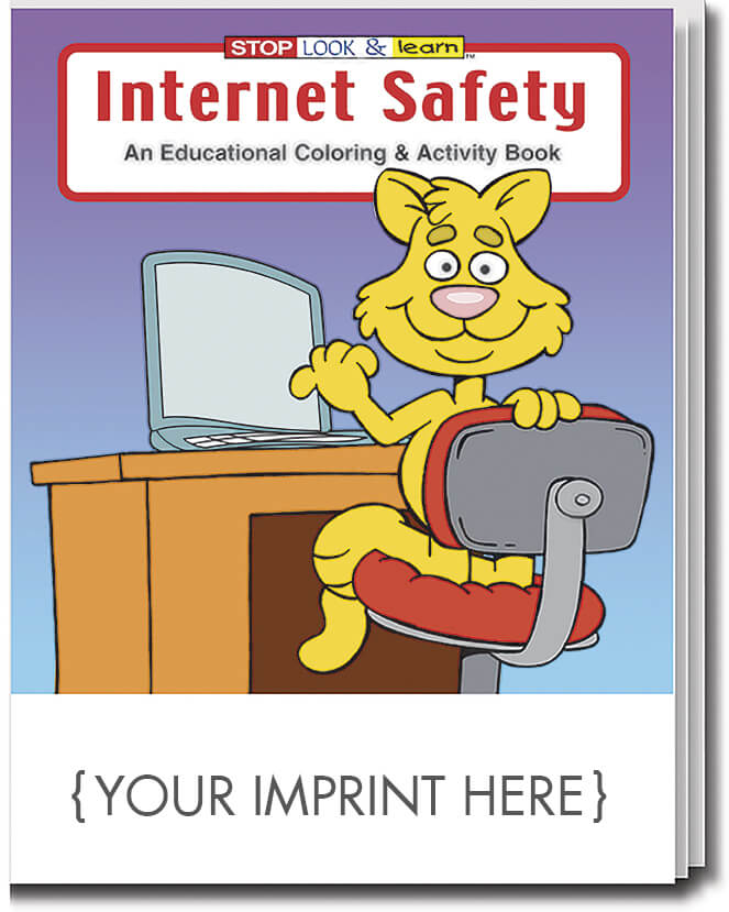 Internet Safety Coloring And Activity Book - Customizable 2 Internet Safety Coloring And Activity Book - Customizable 2